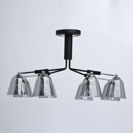 De Markt - Csillár rúdon MEGAPOLIS 8xE14/40W/230V