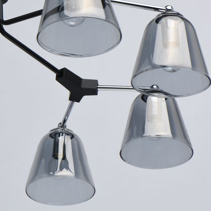 De Markt - Csillár rúdon MEGAPOLIS 8xE14/40W/230V