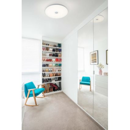 De Markt 660012801 - LED RGB Dimmelhető mennyezeti lámpa hangszóróval NORDEN LED/72W/230V + távirányító
