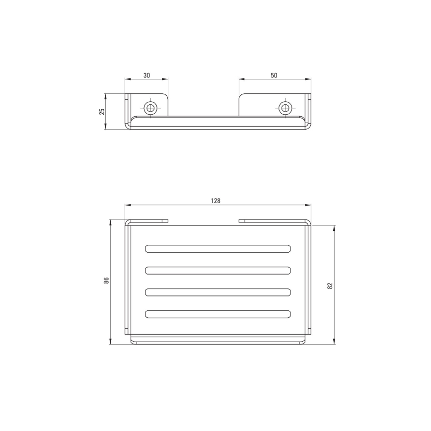 Deante ADM_A411 - MOKKO fali szappantartó, fehér
