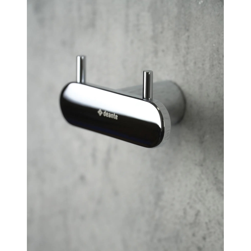 Deante ADR_0121 - ROUND fali akasztó, fényes króm