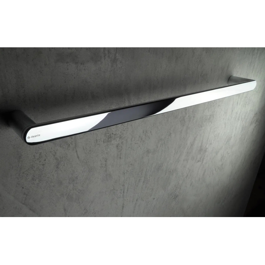 Deante ADR_0621 - ROUND falra szerelhető törölközőtartó 62,8 cm fényes króm