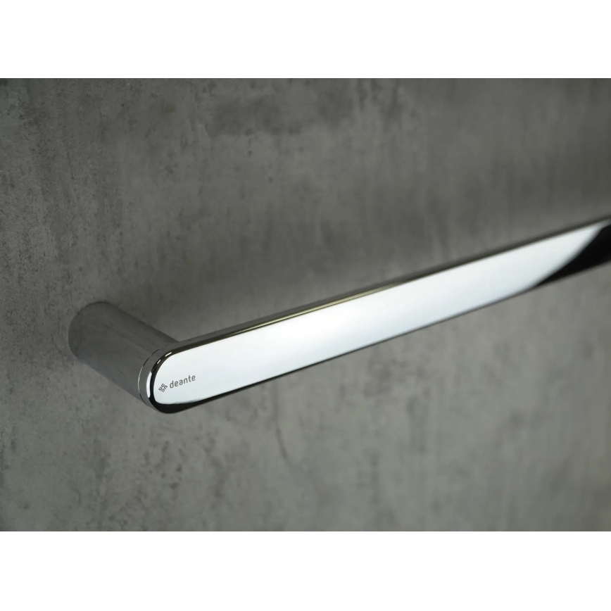 Deante ADR_0621 - ROUND falra szerelhető törölközőtartó 62,8 cm fényes króm