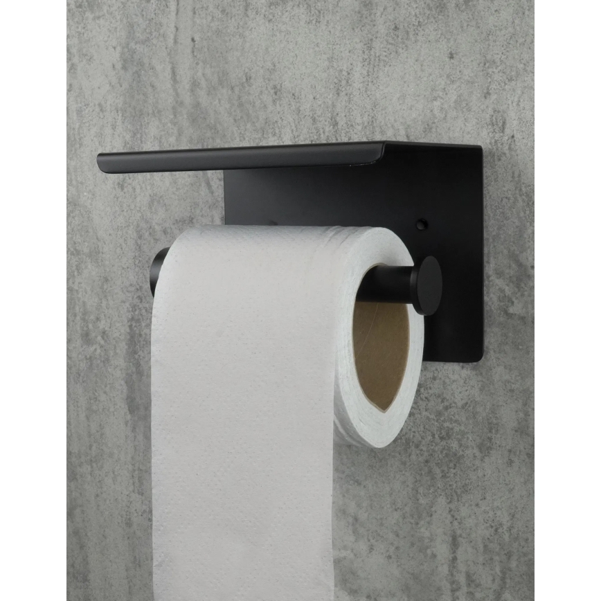 Deante ADR_N221 - WC-papír tartó ROUND fekete