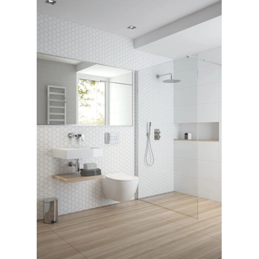 Deante BGA_054L - ALPINIA mosdócsaptelep falba süllyesztett beépítéshez, fényes króm