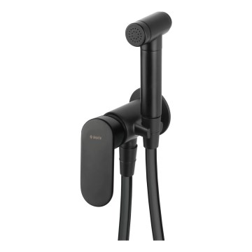 Deante BGA_N34M - ALPINIA falba süllyeszthető bidé csaptelep kézi zuhannyal, fekete