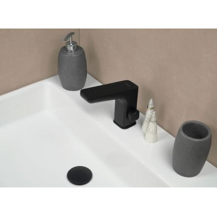 Deante BQH_N29R - Érintésmentes mosdócsap hőszabályozással HIACYNT 4xAA fekete