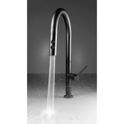 Deante BQO_N72M - Mosogatócsap kihúzható permetezővel OLFATO fekete