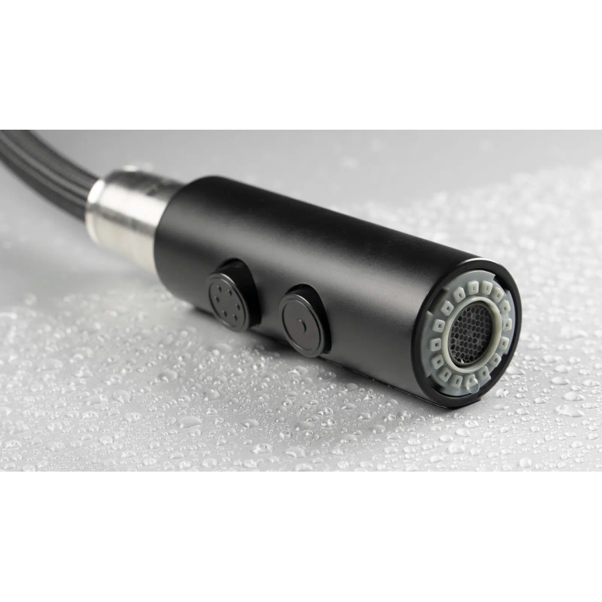 Deante BQO_N72M - Mosogatócsap kihúzható permetezővel OLFATO fekete