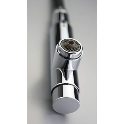 Deante BRE_075M - Mosogató csaptelep kihúzható zuhanyfejjel ERIDAN fényes króm