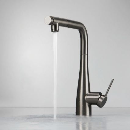 Deante BRE_D75M - Mosogatócsap kihúzható permetezővel ERIDAN titánium