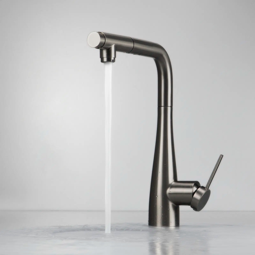 Deante BRE_D75M - Mosogatócsap kihúzható permetezővel ERIDAN titánium