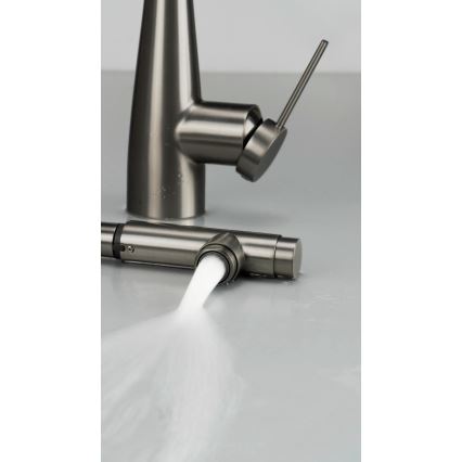 Deante BRE_D75M - Mosogatócsap kihúzható permetezővel ERIDAN titánium