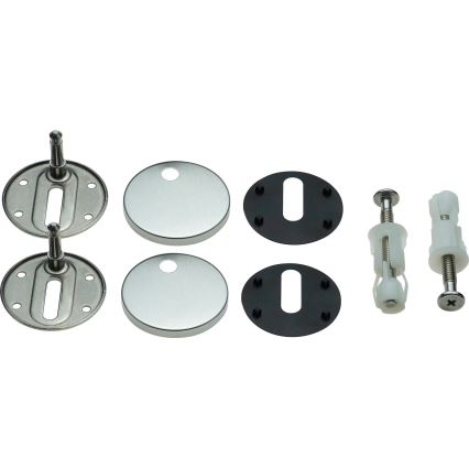 Deante CGRD6ZPW - Falra szerelhető WC SoftClose ülőkével, ROUND, kerámia/fehér