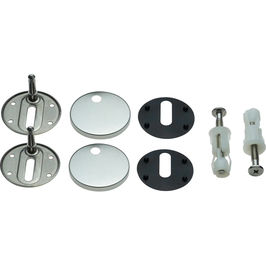 Deante CGRD6ZPW - Falra szerelhető WC SoftClose ülőkével, ROUND, kerámia/fehér