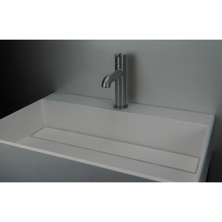 Deante CQR_SU6M - CORREO 40x60 cm-es gránit/metal szürke mosdó pultba szerelhető