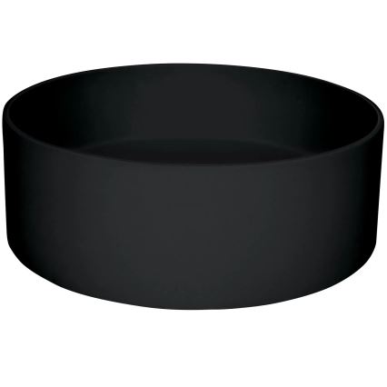 Deante CQS_NU4S - SILIA munkalapra helyezhető mosdó, átmérő 36 cm, gránit/fekete