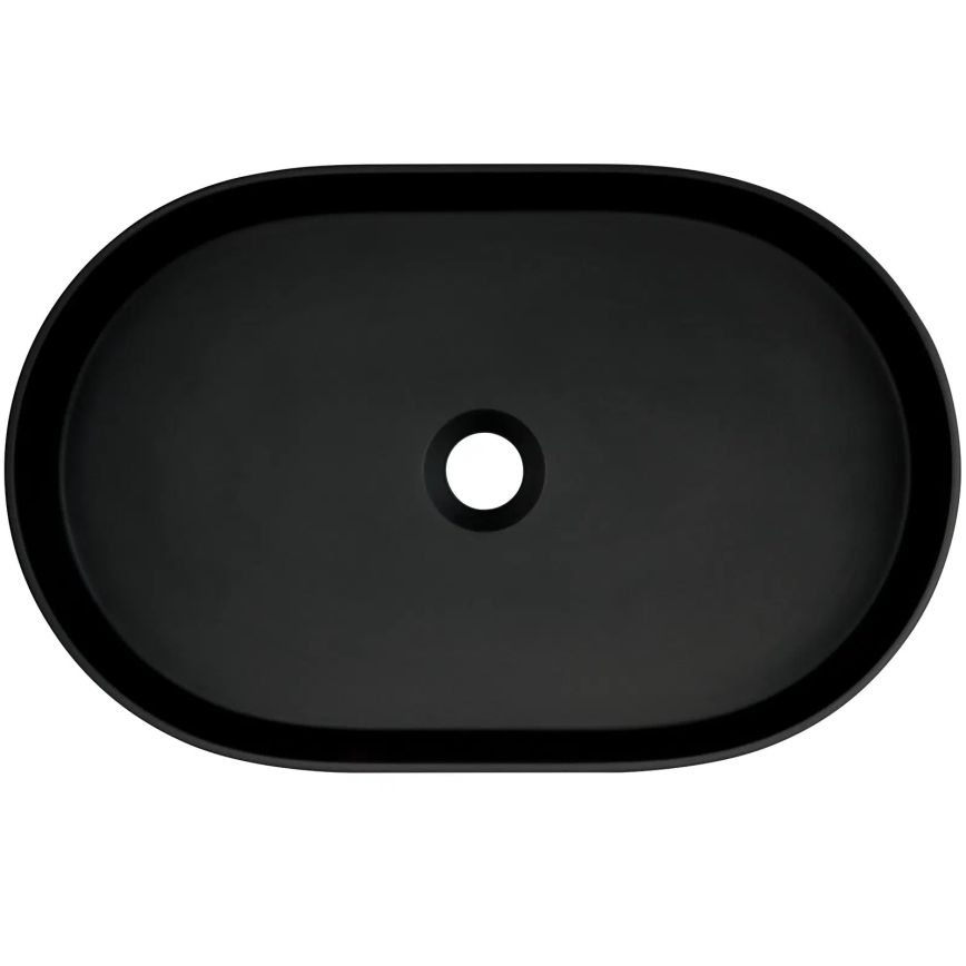 Deante CQS_NU6S - SILIA pultba építhető mosdó 35x55 cm gránit/fekete