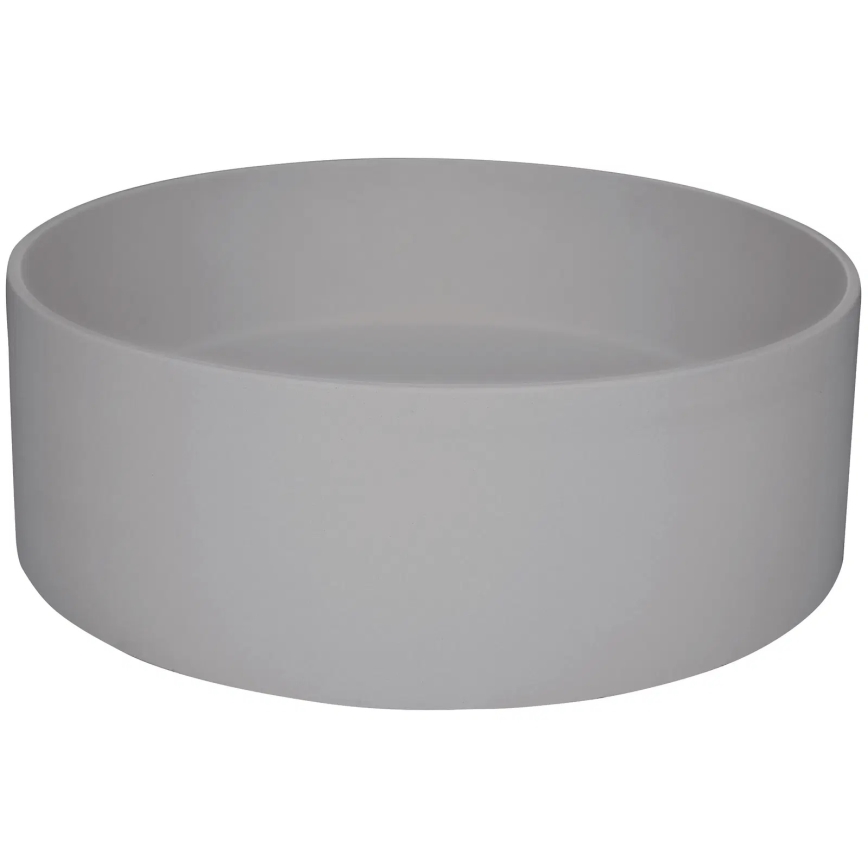 Deante CQS_SU4S - SILIA ráépíthető mosdó, Ø 36 cm, gránit/metál szürke