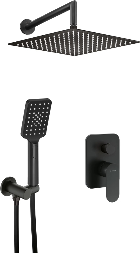 Deante NAC_N9LP - ALPINIA rejtett csaptelepes zuhanyszett, fekete