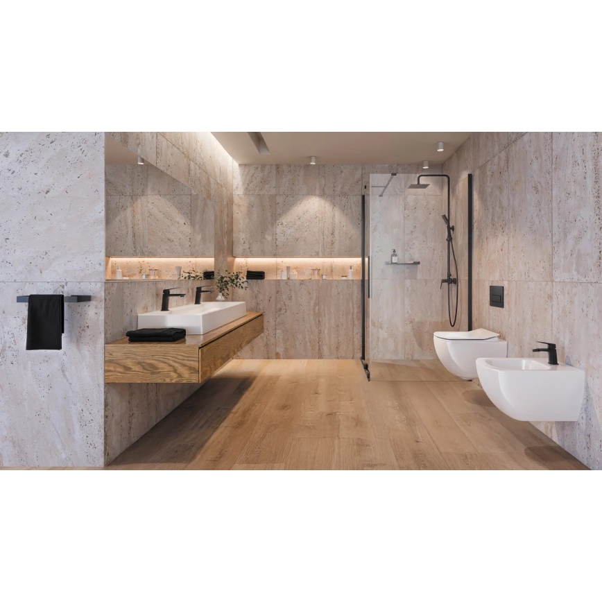 Deante NQL_N4XM - BLUR fekete zuhanyszett keverőcsappal