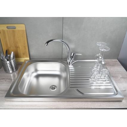 Deante ZM5_3110 - TANGO 50x80 cm konyhai mosogató dekorral