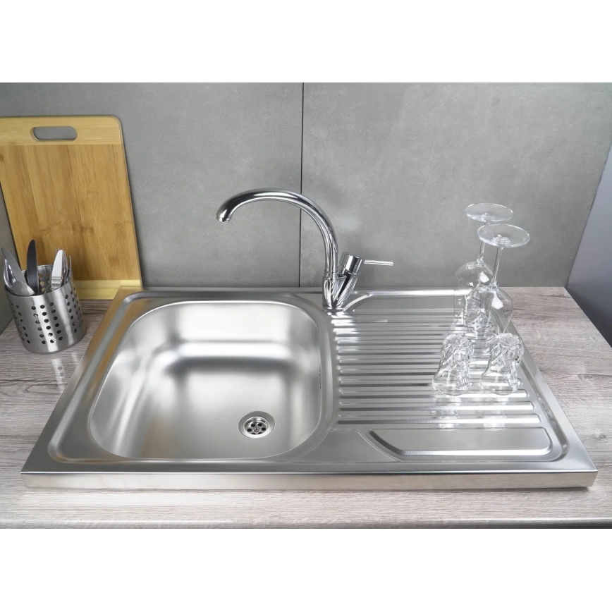 Deante ZM5_3110 - TANGO 50x80 cm konyhai mosogató dekorral