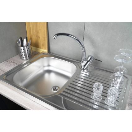 Deante ZM5_3110 - TANGO 50x80 cm konyhai mosogató dekorral