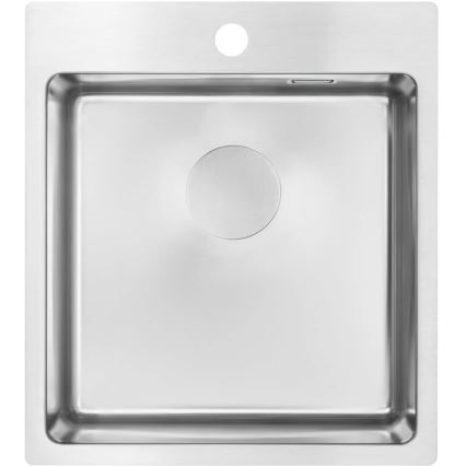 Deante ZPO_010A - Mosogató OLFATO 50,5x45 cm csiszolt acél