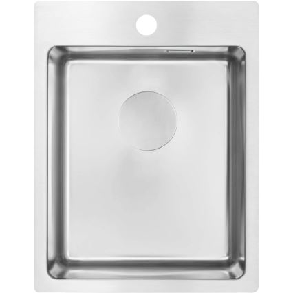 Deante ZPO_010E - Mosogató OLFATO 50,5x39 cm csiszolt acél