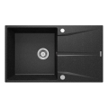 Deante ZRC_211A - CORIO konyhai mosogató 50x86 cm gránit/grafit