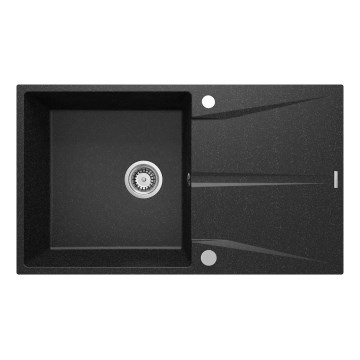 Deante ZRC_211A - CORIO konyhai mosogató 50x86 cm gránit/grafit