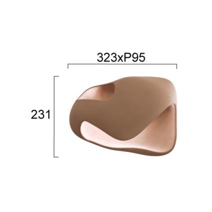 DEBBY fali lámpa 1xG9/8W/230V barna