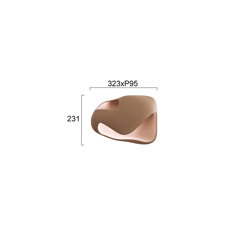 DEBBY fali lámpa 1xG9/8W/230V barna