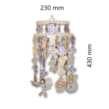 Decofun 70-114 - Gyermekernyő a HEIRLOOM E27 gyereklámpához 430x230 mm