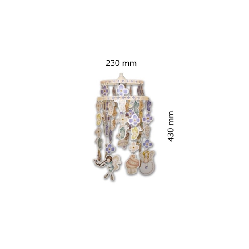 Decofun 70-114 - Gyermekernyő a HEIRLOOM E27 gyereklámpához 430x230 mm