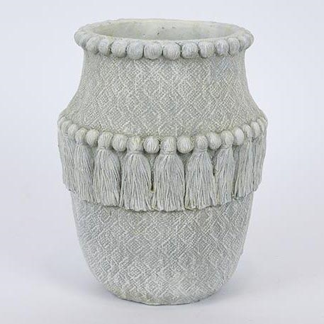 Dekor kancsó szürke 25,5x20,5 cm