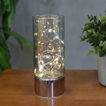 Dekoráció LED lánccal 3xAA meleg fehér