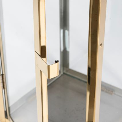 Dekoratív lámpás TOWER 29 cm aranyszínű