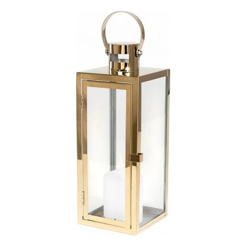 Dekoratív lámpás TOWER 38 cm arany