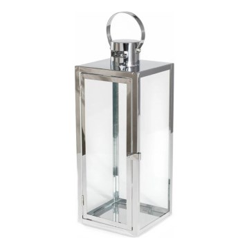 Dekoratív lámpás TOWER, 49 cm, polírozott króm