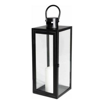 Dekoratív lámpás TOWER, 63 cm-es, fekete