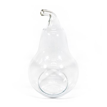 Dekoratív üvegváza Körte átlátszó