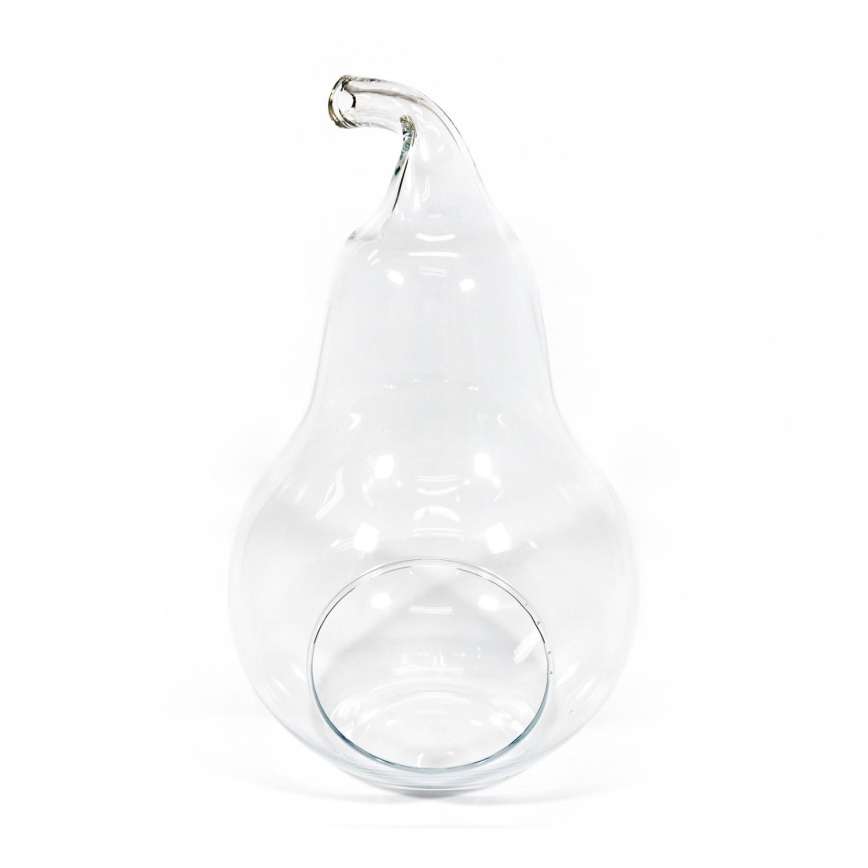 Dekoratív üvegváza Körte átlátszó