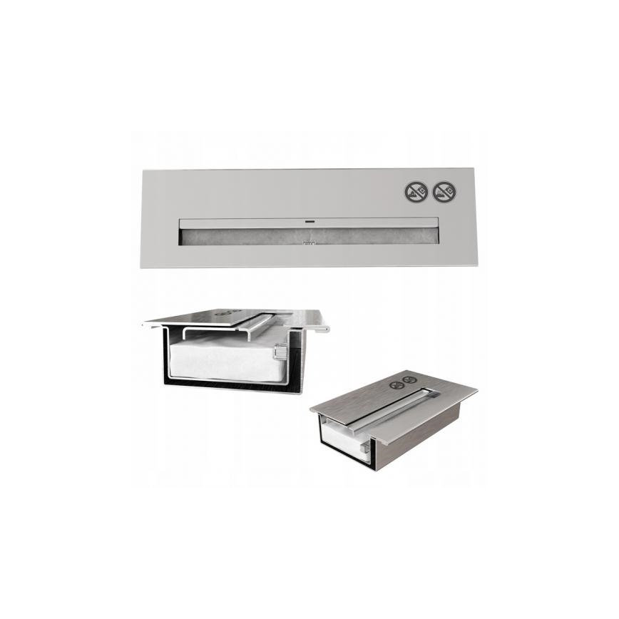 Kratki - Beépíthető BIO kandalló 40x60 cm 2kW fekete