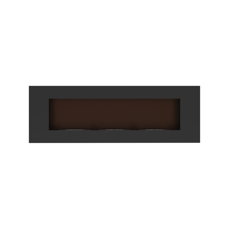 Kratki - Beépíthető BIO kandalló 40x120 cm 3x1,1kW fekete