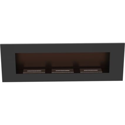 Kratki - Beépíthető BIO kandalló 40x120 cm 3x1,1kW fekete