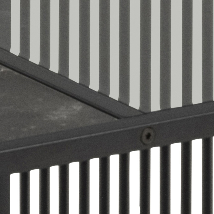 DEVIN dohányzóasztal, fekete