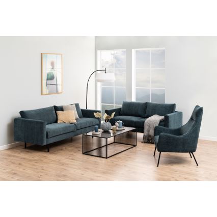 DEVIN fekete dohányzóasztal