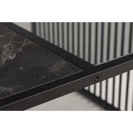 DEVIN dohányzóasztal fekete